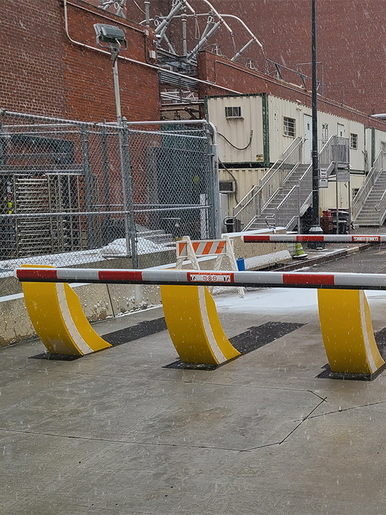 full width section img vehicle barrier